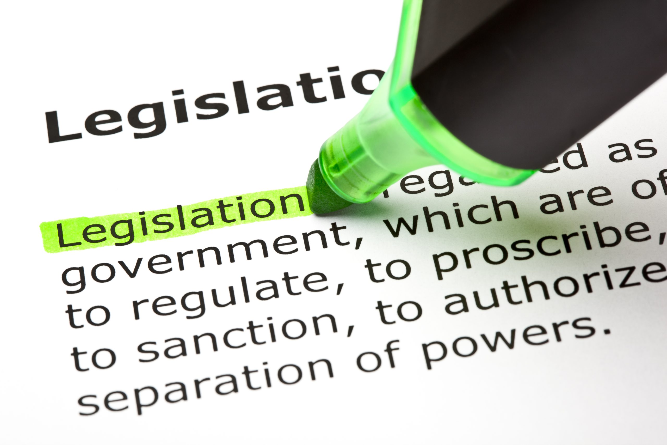 Legislation Government Highlighted